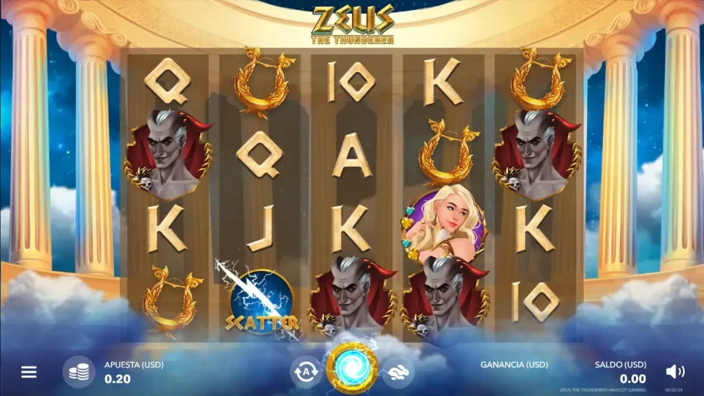 Zeus main screen